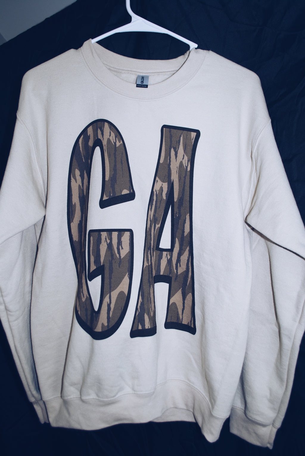 GA camo sweatshirt
