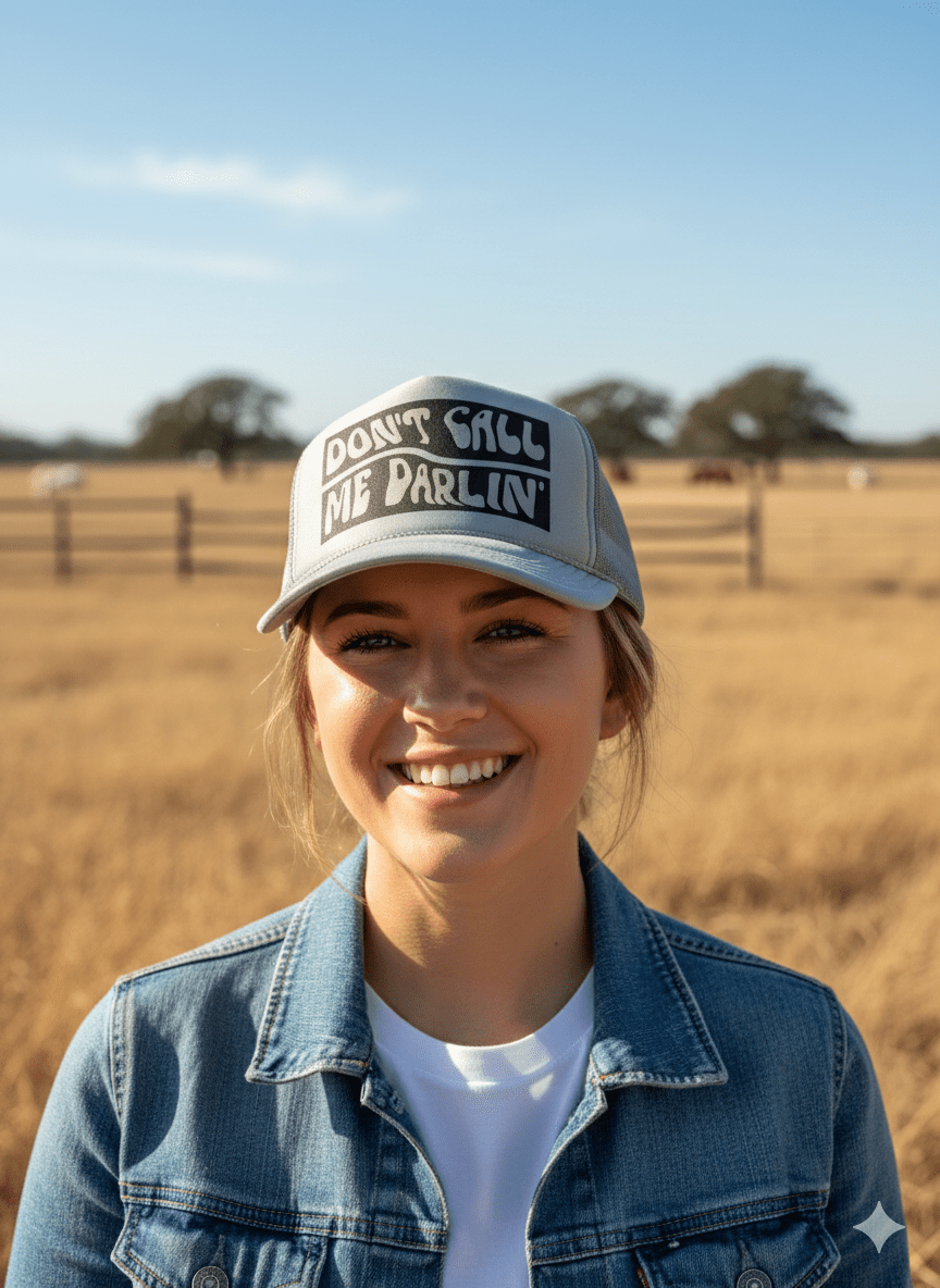 Don't Call Me Darlin Trucker Hat