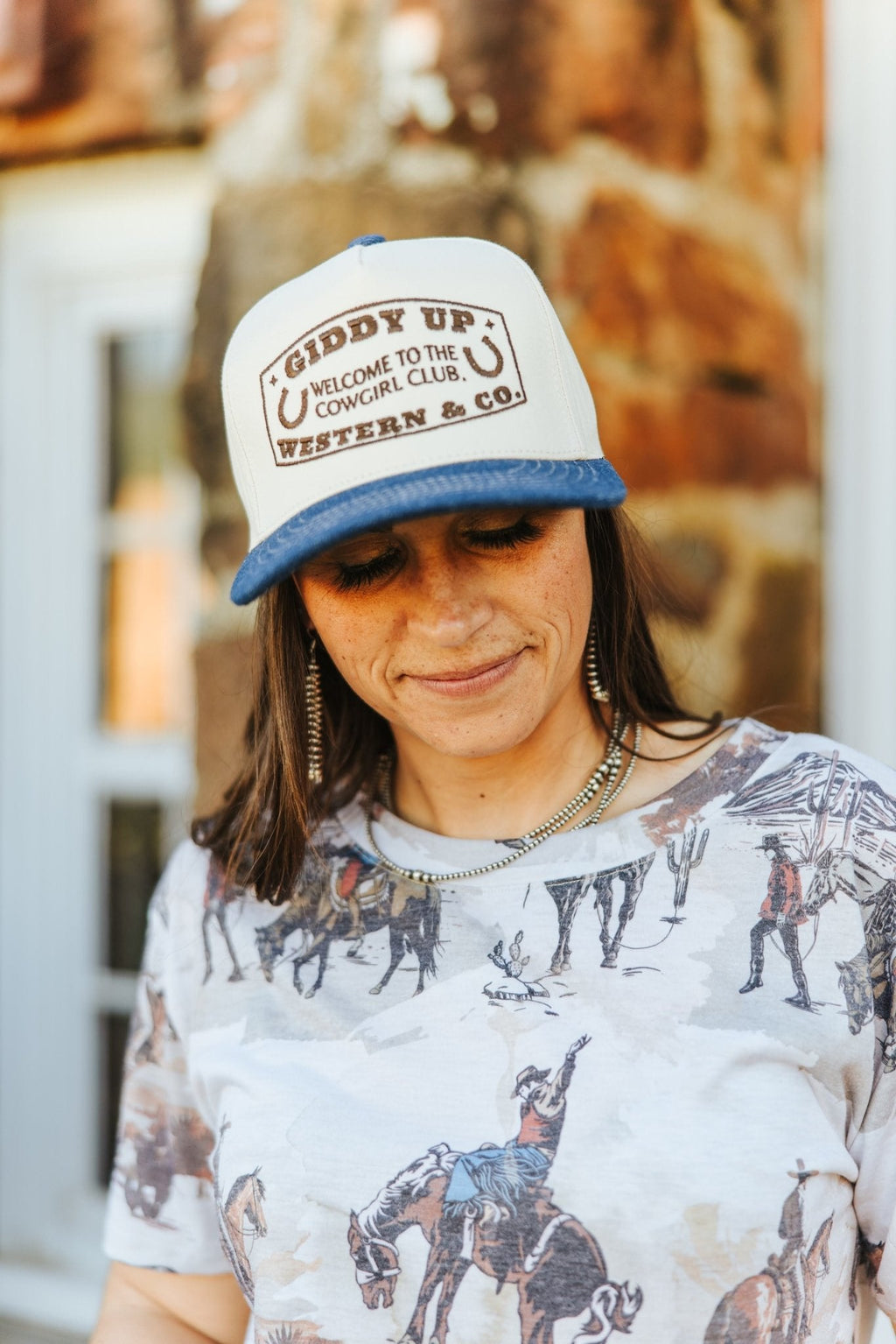 Giddy Up Embroidered Trucker Hat