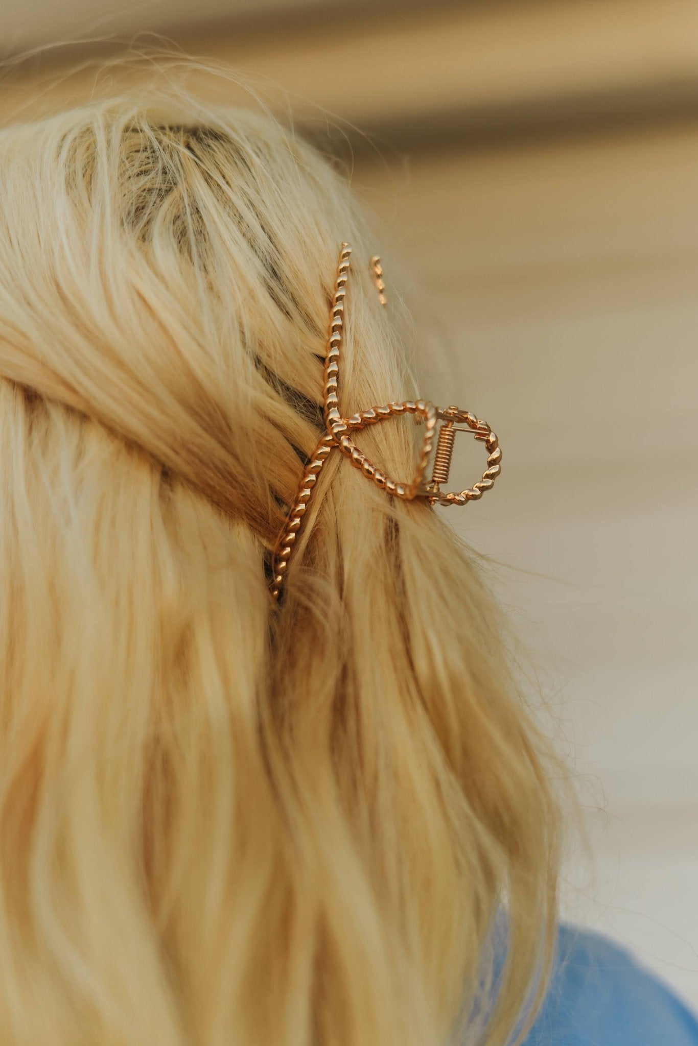Twisted Rope Claw Hair Clip